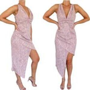 VENUS Asymmetrical Pink Dress
